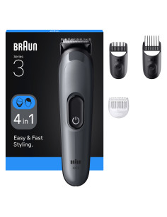 Braun AIO3500 cortadora de pelo y maquinilla Negro, Gris 14 Níquel-metal hidruro (NiMH)