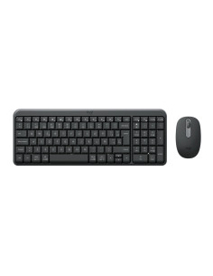 Logitech MK250 Compact Bluetooth Wireless Combo teclado Ratón incluido Universal RF Wireless + Bluetooth QWERTY Español Grafito