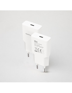 Nanocable Cargador USB-C PD 25W, Blanco 2