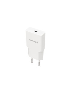 Nanocable Cargador USB-C PD 30W, Blanco