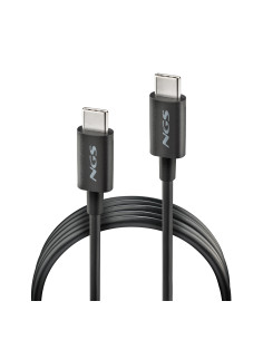 NGS ZYRO 60W-1 cable USB USB 2.0 1 m USB C Negro