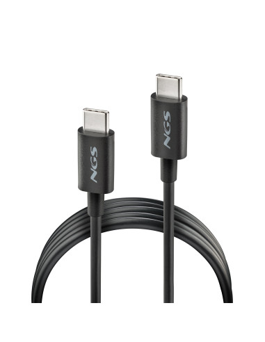 NGS ZYRO 60W-1 cable USB USB 2.0 1 m USB C Negro