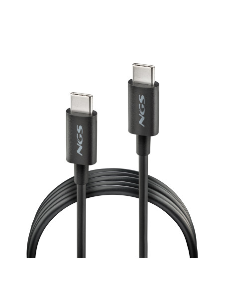 NGS ZYRO 60W-1 cable USB USB 2.0 1 m USB C Negro