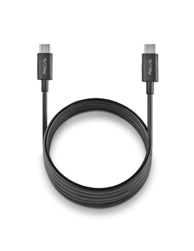 NGS ZYRO 60W-1 cable USB USB 2.0 1 m USB C Negro