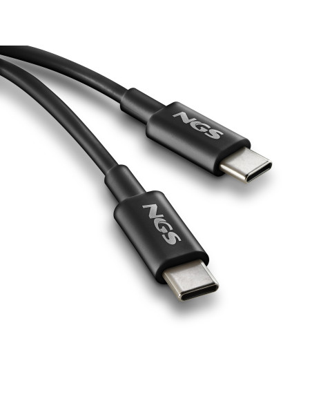 NGS ZYRO 60W-1 cable USB USB 2.0 1 m USB C Negro