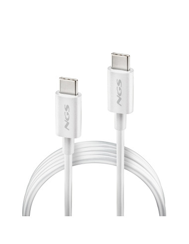 NGS ZYRO 60W-1 cable USB USB 2.0 1 m USB C Blanco