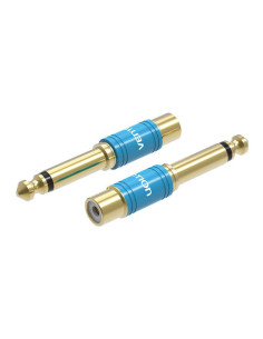 Vention Adaptador Jack VDD-C03  RCA Hembra - Jack 6.5 Macho  Azul