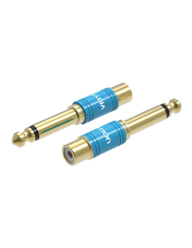 Vention Adaptador Jack VDD-C03  RCA Hembra - Jack 6.5 Macho  Azul