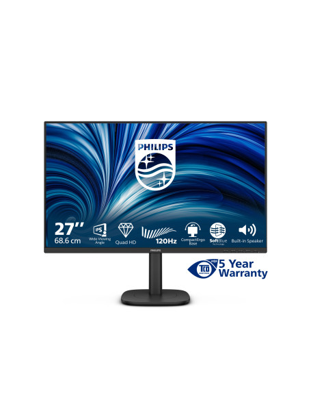 Philips 27B2N3500J 00 pantalla para PC 68,6 cm (27") 2560 x 1440 Pixeles 2K LCD Negro