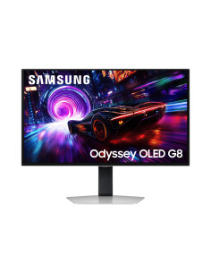 Samsung G81SF pantalla para PC 68,6 cm (27") 3840 x 2160 Pixeles 4K Ultra HD OLED Plata