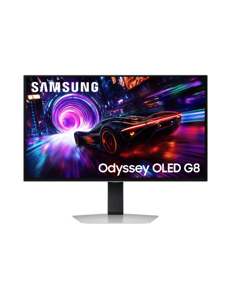 Samsung G81SF pantalla para PC 68,6 cm (27") 3840 x 2160 Pixeles 4K Ultra HD OLED Plata