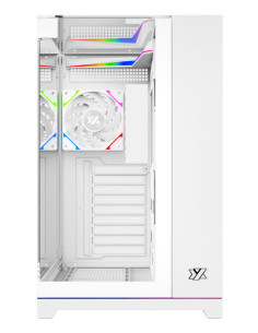 XYZ TESSERACT A-RGB, TORRE GAMING, 4x VENTILADORES, 3D ULTRA-PANORAMICO,BTF, TYPO C, ATX, BANCA 2
