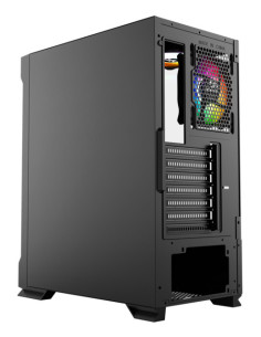 XYZ AIRONE 300 X, TORRE GAMING,MESH, ALTO FLUJO AIRE, 6x VENTILADORES, TYPO C, ATX, NEGRA 2
