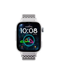 SaveFamily 8436628090161 Relojes inteligentes y deportivos 5,08 cm (2") AMOLED 20 mm Digital Pantalla táctil Blanco Wifi GPS 2