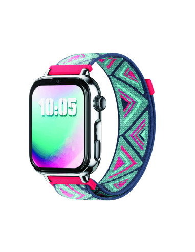 SaveFamily 8436628090055 Relojes inteligentes y deportivos 5,08 cm (2") AMOLED 20 mm Digital Pantalla táctil Plata