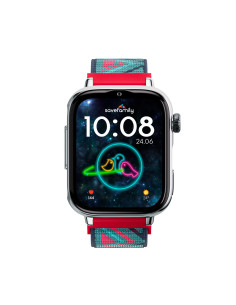 SaveFamily 8436628090055 Relojes inteligentes y deportivos 5,08 cm (2") AMOLED 20 mm Digital Pantalla táctil Plata 2