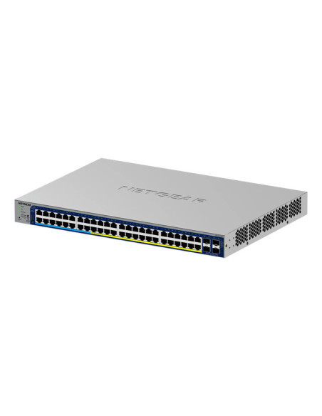 NETGEAR GS752TXUP Gestionado Gigabit Ethernet (10 100 1000) Energía sobre Ethernet (PoE) 1U Gris