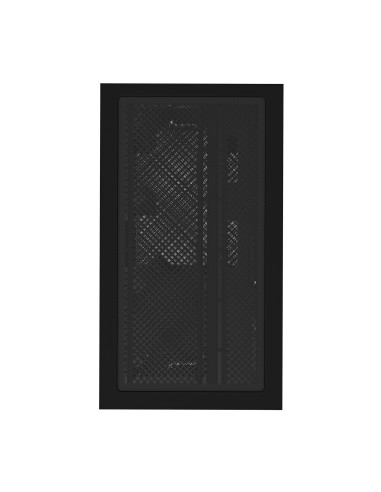 GIGABYTE C201 PANORAMIC Caja de PC – Torre Media, m-ATX, soporte para radiador de 360 mm, 3 ventiladores preinstalados, USB