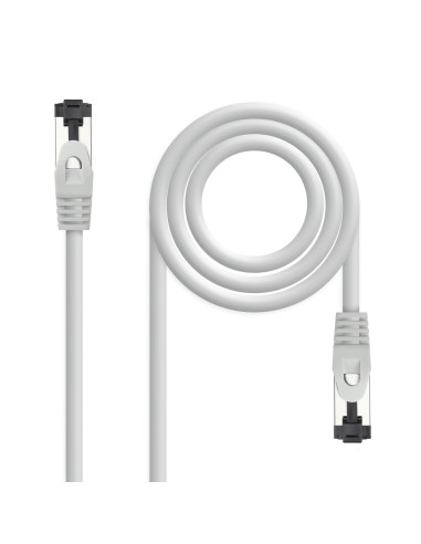 Nanocable Cable de Red Latiguillo Cat.8.1 2GHz LSZH SSTP AWG26, Gris, 10 m