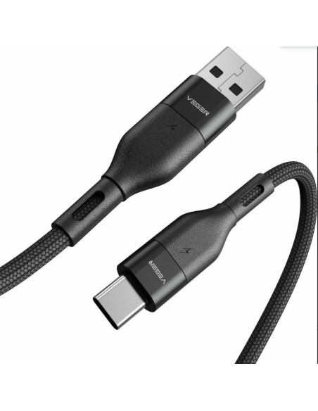 VEGER VG-AC03 cable USB USB 2.0 1,2 m USB C Negro