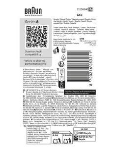 Braun Series 5 64 B Cabezal para afeitado 2