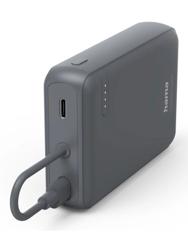 Hama Travel Polímero de litio 10000 mAh Antracita