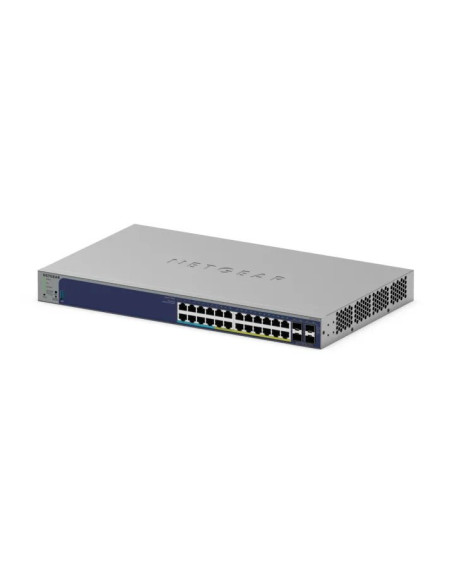 NETGEAR GS728TXUP Gestionado Gigabit Ethernet (10 100 1000) Energía sobre Ethernet (PoE) 1U Gris