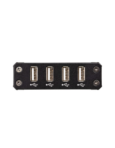 ATEN Extensor USB 2.0 por Cat 5 con hub de cuatro puertos (hasta 100 m)