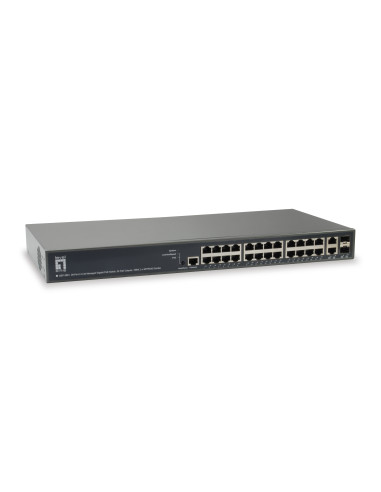 LevelOne GEP-2681 switch Gestionado L3 Gigabit Ethernet (10 100 1000) Energía sobre Ethernet (PoE) Negro