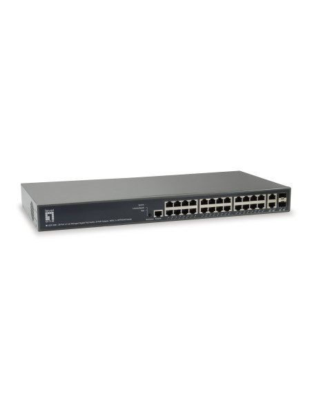 LevelOne GEP-2681 switch Gestionado L3 Gigabit Ethernet (10 100 1000) Energía sobre Ethernet (PoE) Negro