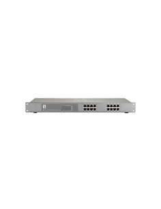 LevelOne FEP-1612W380 switch Fast Ethernet (10 100) Energía sobre Ethernet (PoE) Gris