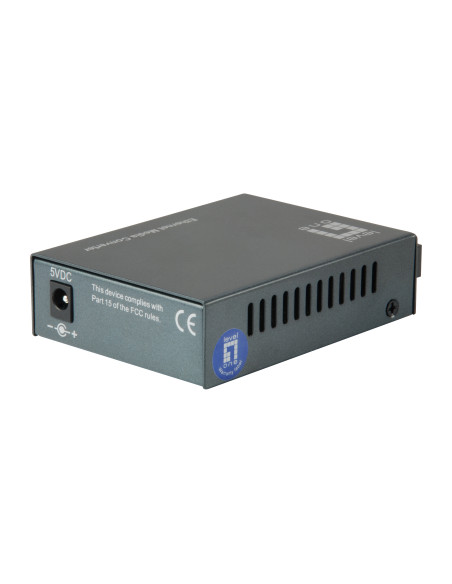 LevelOne FVT-1104 convertidor de medio 100 Mbit s 1310 nm Monomodo Negro