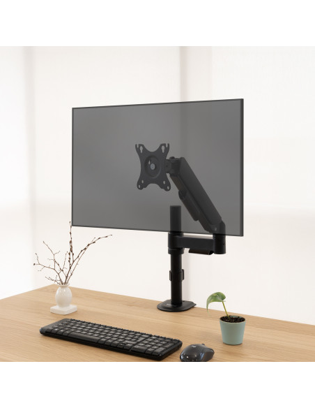 TooQ Soporte de Mesa para Pantallas 17”-32”, Color Negro