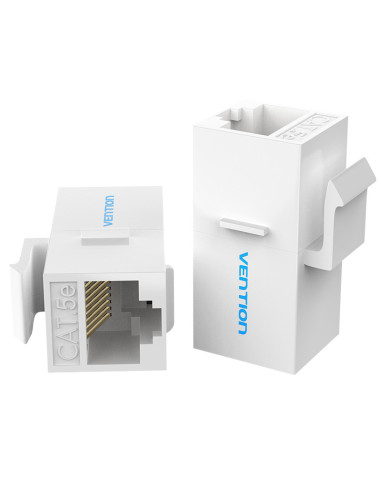 Vention Adaptador Conector RJ45 VDD-B07-W Cat5 UTP  RJ45 Hembra - RJ45 Hembra  Blanco