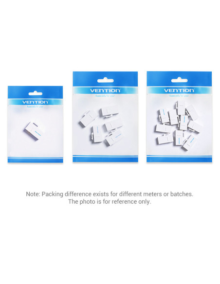 Vention Adaptador Conector RJ45 VDD-B07-W Cat5 UTP  RJ45 Hembra - RJ45 Hembra  Blanco