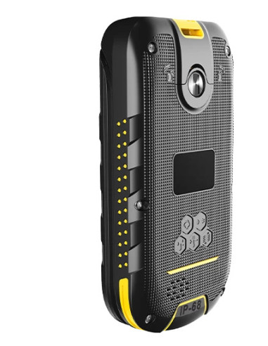 HAMMER BOW LTE teléfono móvil 6,1 cm (2.4") Negro, Amarillo Teléfono resistente