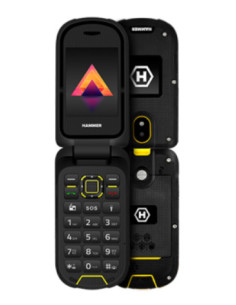 HAMMER BOW LTE teléfono móvil 6,1 cm (2.4") Negro, Amarillo Teléfono resistente 2