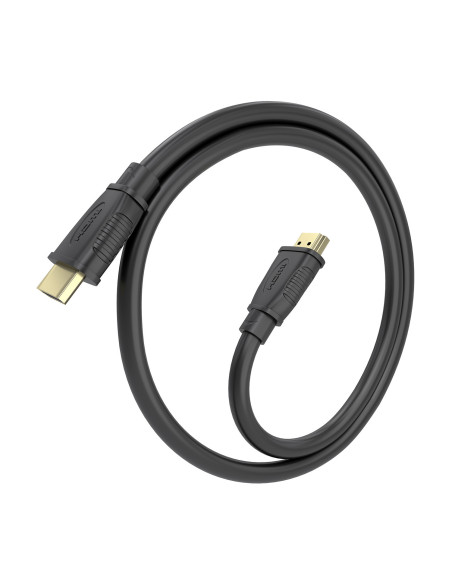 AISENS Cable HDMI V2.1 CCS Ultra Alta Velocidad   HEC 8K@60Hz 48Gbps, A M-A M, Negro, 0.5m