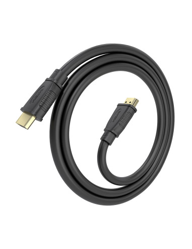 AISENS Cable HDMI V2.1 CCS Ultra Alta Velocidad   HEC 8K@60Hz 48Gbps, A M-A M, Negro, 1.0m