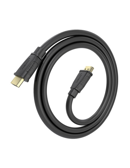 AISENS Cable HDMI V2.1 CCS Ultra Alta Velocidad   HEC 8K@60Hz 48Gbps, A M-A M, Negro, 1.0m