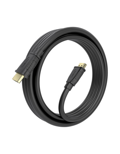AISENS Cable HDMI V2.1 CCS Ultra Alta Velocidad   HEC 8K@60Hz 48Gbps, A M-A M, Negro, 3.0m