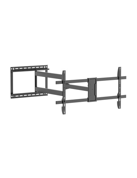 AISENS Soporte Pro Giratorio, Inclinable y Nivelable para Monitor TV 50kg de 43"-80", Negro