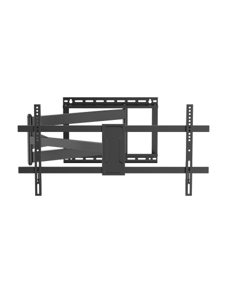 AISENS Soporte Pro Giratorio, Inclinable y Nivelable para Monitor TV 50kg de 43"-80", Negro