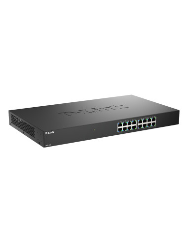 D-Link DMS-1016 No administrado L2+ 2.5G Ethernet (100 1000 2500) Negro