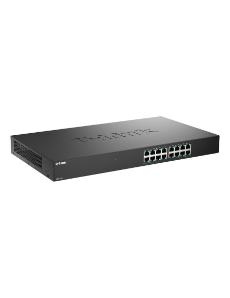 D-Link DMS-1016 No administrado L2+ 2.5G Ethernet (100 1000 2500) Negro