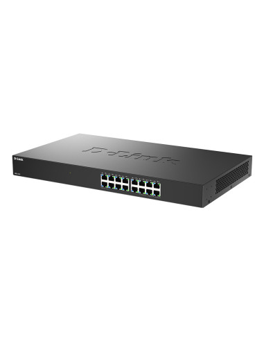 D-Link DMS-1016 No administrado L2+ 2.5G Ethernet (100 1000 2500) Negro