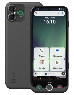 Doro Aurora A30 15,5 cm (6.1") SIM doble Android 14 4G USB Tipo C 6 GB 128 GB 5000 mAh Negro 2