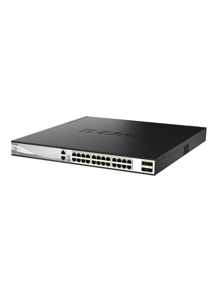 D-Link DXS-3130-28P Gestionado L3 10G Ethernet (100 1000 10000) Energía sobre Ethernet (PoE) Negro, Gris