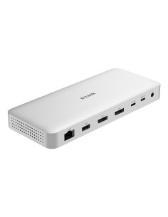 D-Link DUF-901 E base para portátil y replicador de puertos Alámbrico USB4 Gris