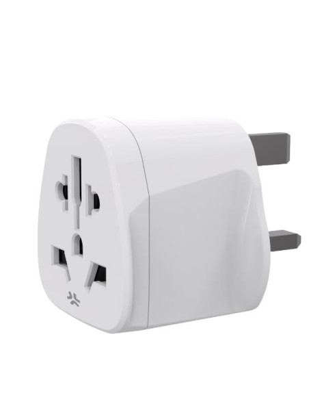 Celly TRAVELADAPTERUK adaptador de enchufe eléctrico Tipo G (RU) Universal Blanco